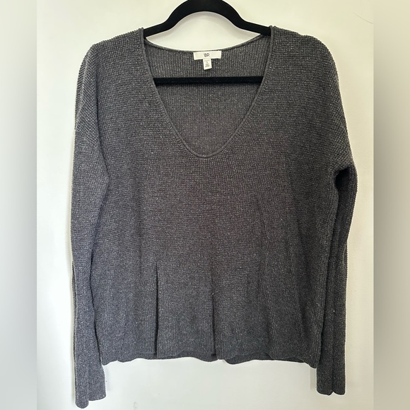 BP Charcoal V-Neck Sweater - Picture 1 of 3